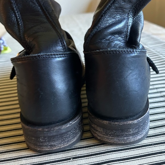 Frye Veronica Leather Buckle Short Moto Boots 8.5 B - Picture 3 of 7